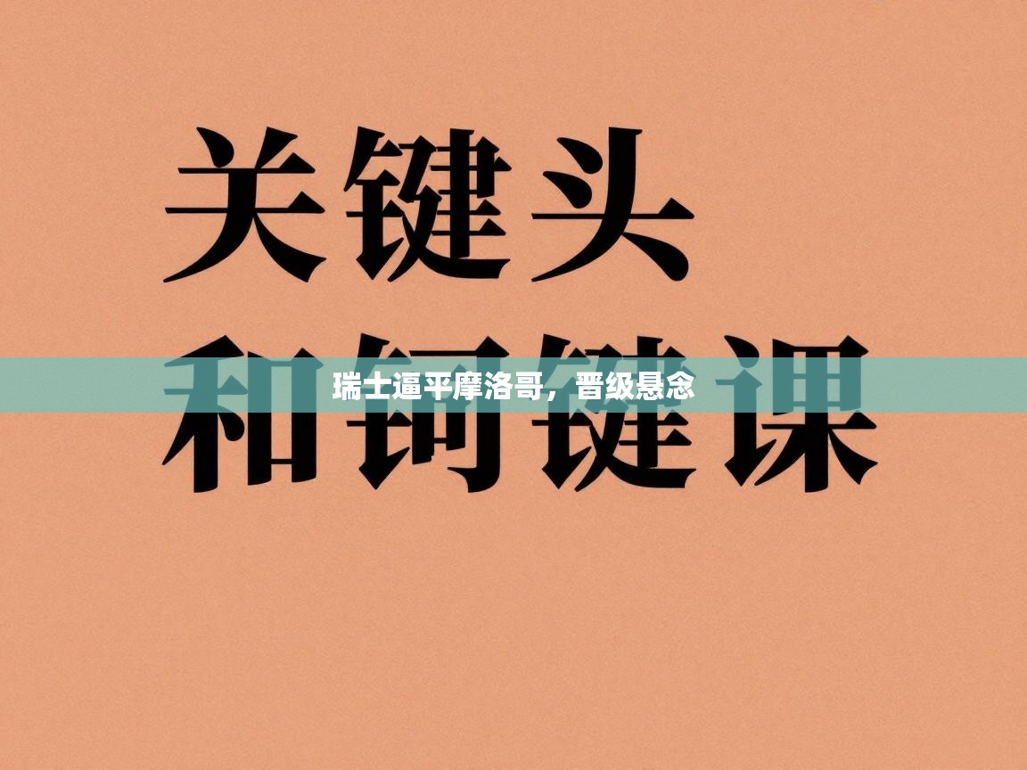 瑞士逼平摩洛哥,晋级悬念 第1张